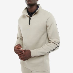 Barbour International Wallace Cotton-Blend Half Zip Sweatshirt