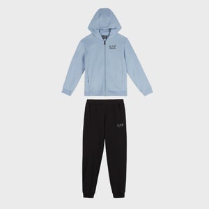 EA7 Boys' Sporty Core Identity Cotton-Blend Tracksuit