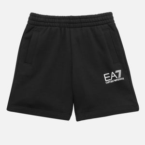 EA7 Boys' Sporty Core Identity Bermuda Fleece Shorts