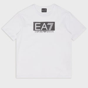 EA7 Train Visibility Reflective Logo Cotton T-Shirt