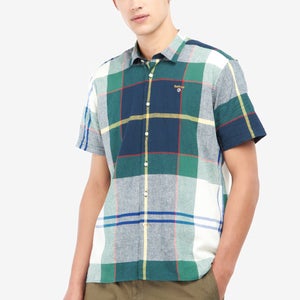 Barbour Heritage Marvin Tartan Linen-Blend Shirt
