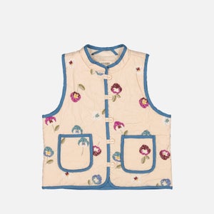 MarMar Copenhagen Kids' Jola Floral-Print Shell Gilet