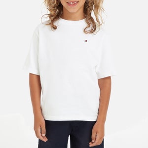 Tommy Hilfiger Boys' Bold Rainbow Logo Cotton T-Shirt