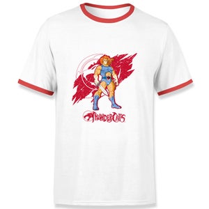 Thundercats Lion-O Red Ringer T-Shirt - White/Red