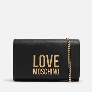 Love Moschino Borsa Lettering Faux Leather Small Bag
