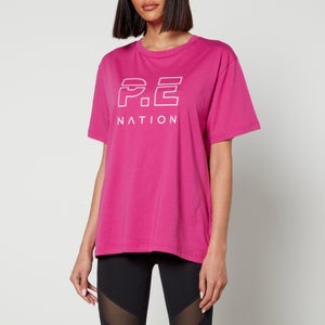 P.E NATION Logo-Printed Cotton-Jersey T-Shirt