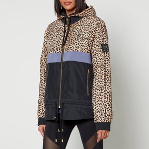 P.E NATION Man Down Cheetah-Printed Shell Jacket