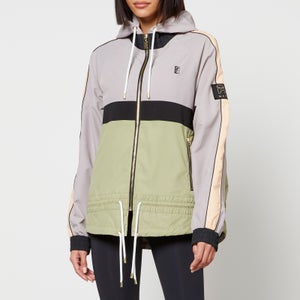 P.E Nation Women's Man Down Colour-Block Shell Jacket - Opal Gray