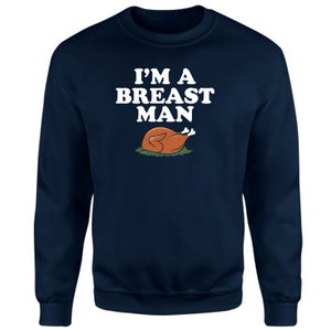 Breast Man Sweatshirt - Navy