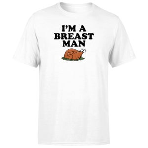 Breast Man Men's T-Shirt - White