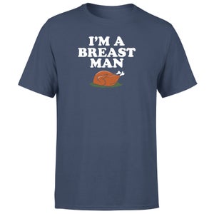 Breast Man Men's T-Shirt - Navy