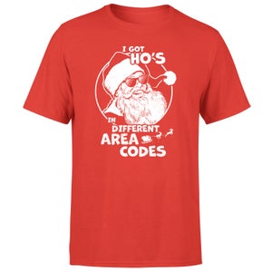 I Got Ho's In Different Area Codes Men's T-Shirt - Red