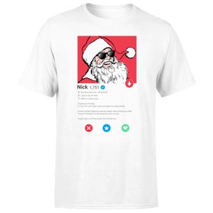 Santa Dating Profile Men's T-Shirt - White