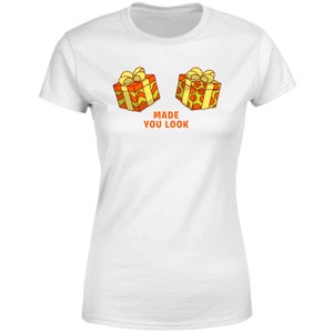Made You Look Presents Women's T-Shirt - White