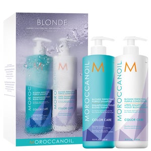 Moroccanoil Gifts & Sets Blonde Perfecting Shampoo & Conditioner 500ml Duo (Worth £99.75)