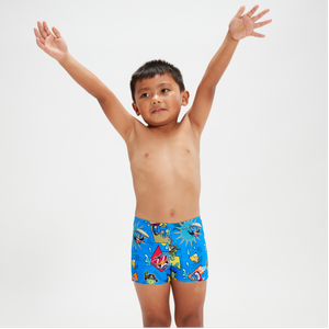 Infant Boys' Learn To Swim Aquashorts Blue/Yellow