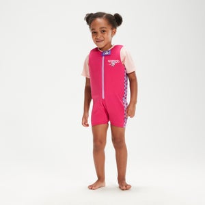 Bañador flotador infantil Learn to Swim con Aria, la nutria marina, rosa