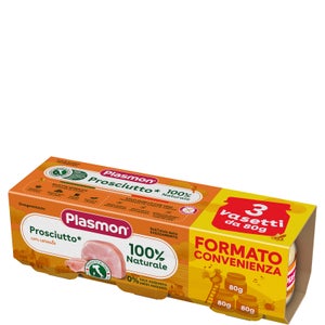 Omogeneizzato Carne Prosciutto* e cereale 3x80g