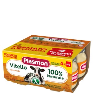 Omogeneizzato Carne Vitello e Cereale 4 x 80g