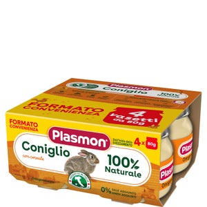 Omogeneizzato Carne Coniglio e Cereale 4 x 80g