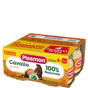 Omogeneizzato Carne Cavallo e Cereale 4 x 80g