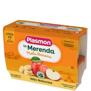 Omogeneizzato la Merenda dei bambini Mela Banana 4 x 100g