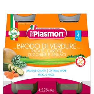 Brodo di Verdure Patate, Carote, Zucchine e Spinaci 4 x 125ml