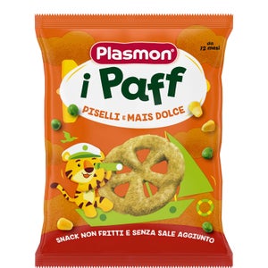 Plasmon Snack i Paff Piselli e Mais 15g x 5