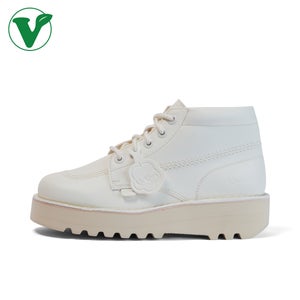 Adult Unisex Kick Hi Stack Vegan White