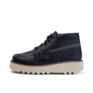 Adult Unisex Kick Hi Stack Leather Alternative Black