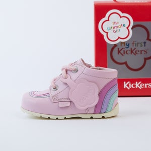 Baby Kick Hi Rainbow Leather Pink
