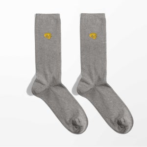 Sea of Thieves Embroidered Socks - Grey