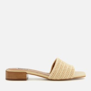 Dune Lilley Raffia Woven Mules