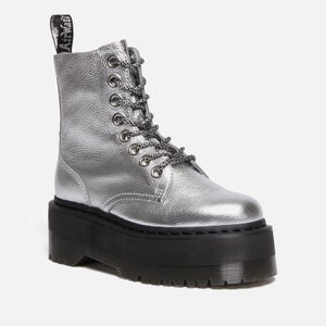 Dr. Martens Women's Jadon Max Metallic Leather Platform Boots