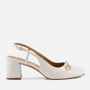 Dune Cassie Embellished Leather Heeled Pumps