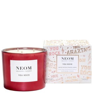 Neom Wellbeing London Scent To Calm & Relax - You Rock Candle (3 Wick) 420g