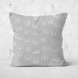 Bootie Pattern Square Cushion