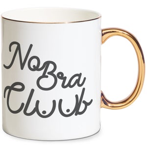 No Brassiere Club Mug - Gold