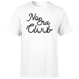 Hand Written No Bra Club Men's T-Shirt - White
