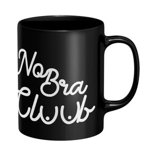 No Bra Cluub Mug - Black