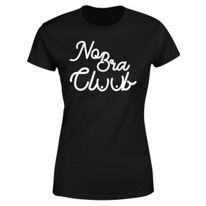 Handwriting No Bra Club Women's T-Shirt - Black