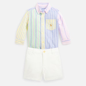 Polo Ralph Lauren Baby Boys' Cotton-Blend Shirt and Shorts Set
