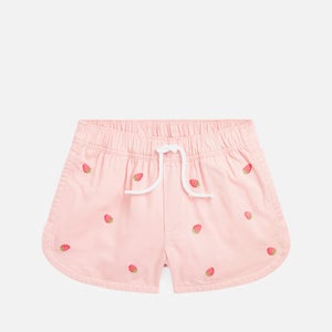 Polo Ralph Lauren Girls' Embroidered Cotton-Twill Shorts