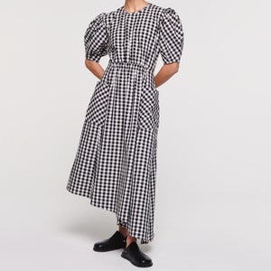 Aligne Harlin Gingham Seersucker Midi Dress