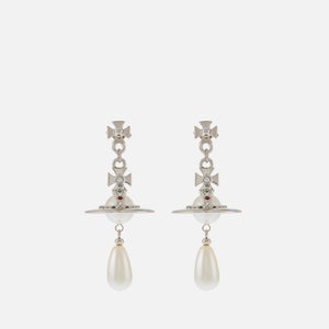 Vivienne Westwood Women's Pearl Drop Earrings - Platinum/Pearl/Multi