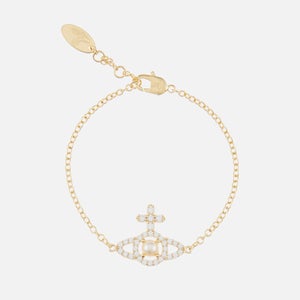 Vivienne Westwood Olympia Gold-Tone Crystal Bracelet