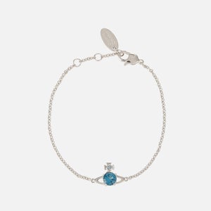 Vivienne Westwood Women's Reina Small Bracelet - Platinum/Denim Blue