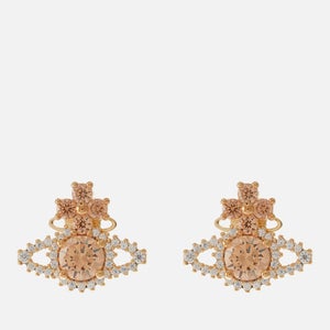 Vivienne Westwood Valentina Orb Gold-Tone Crystal Earrings