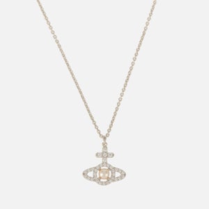 Vivienne Westwood Women's Olympia Pearl Pendant Necklace - Platinum/Creamrose Pearl/White