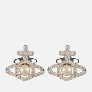 Vivienne Westwood Olympia Silver-Tone Pearl Earrings